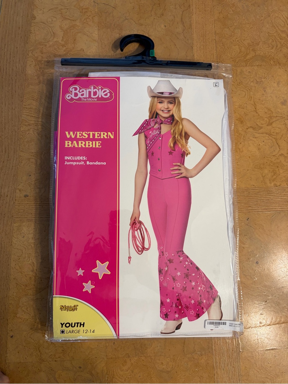 Barbie Pink Western Jumpsuit with Bandana